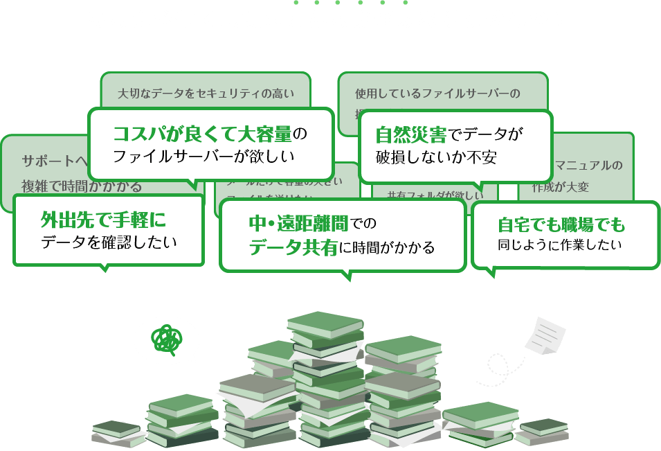 あなたが働く環境にこんなお悩みありませんか？